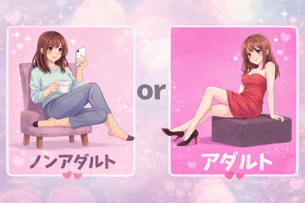 チャットレディの働き方・種類は二種類！ノンアダルトORアダルト