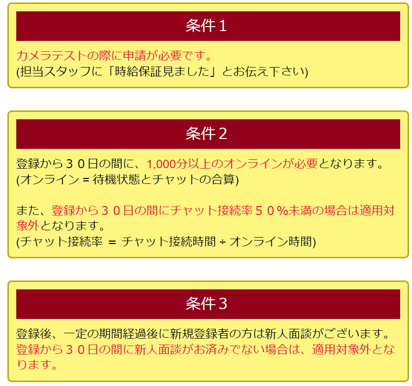 マダムとおしゃべり館待機保障