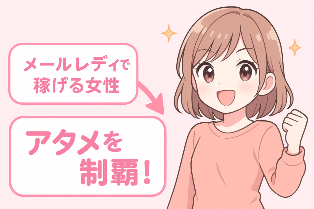メールレディで稼ぐ女性の秘訣：アタメを制覇して収入アップ！